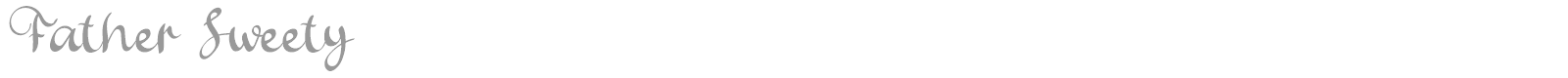 Father Sweety font preview
